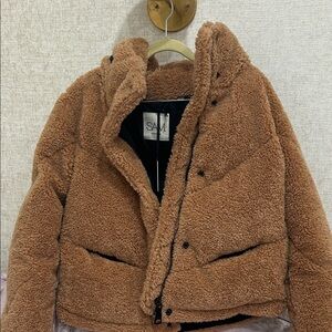 SAM Tan Sherpa Jacket